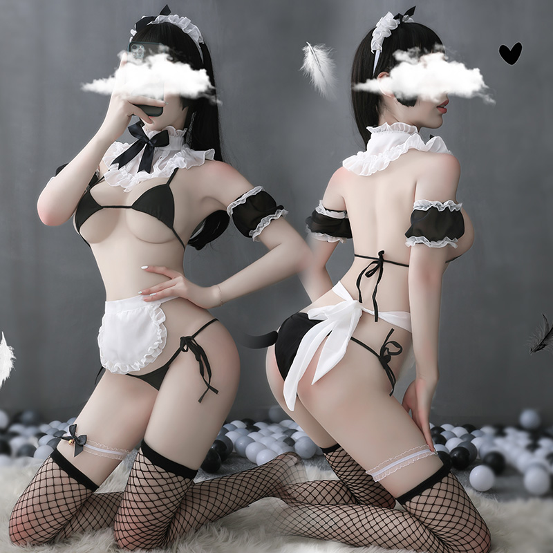 霏慕日系分体女仆套装7070
